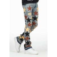 RockStar Original / STAR patch flare denim
