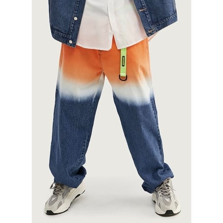 WOSS.official/Tie dye denim Pants