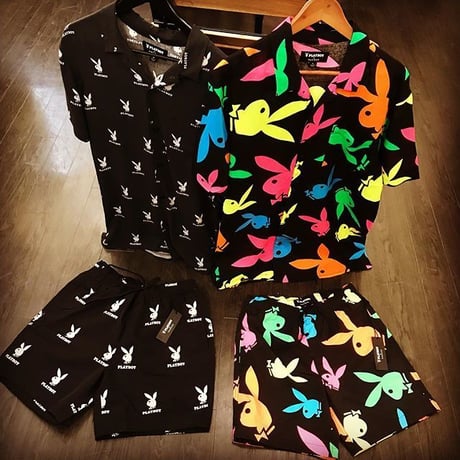 US限定　PLAY BOY/SHORTS  BLACK