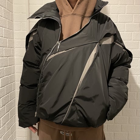 Mismatch NYC/Wzipup Puffer Jacket  BLACK