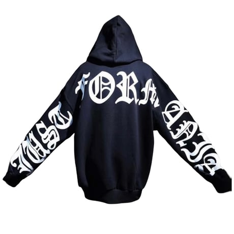 By The R/ Back Logo Cotton Hoodie (SET UP)