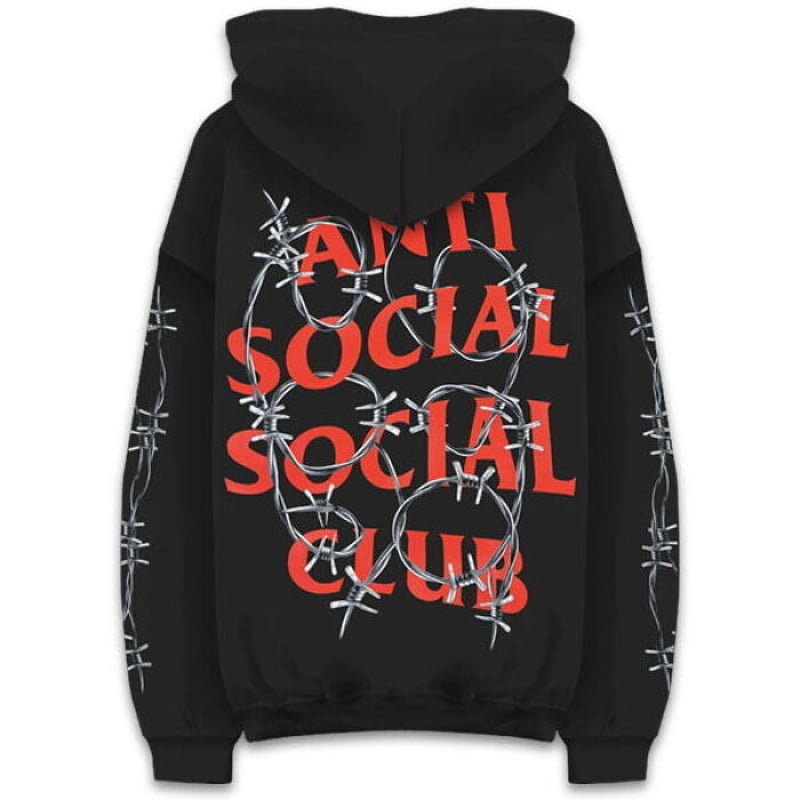 Anti Social Social Club/有刺鉄線 Logo フーディー BLACK |...