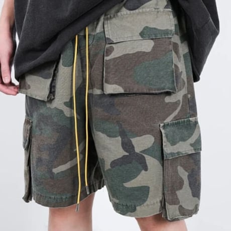 Mismatch NYC/CAMO washed Shorts