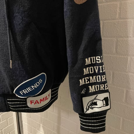 LIFTED ANCHORS/Letter Man 2way flight Jacket