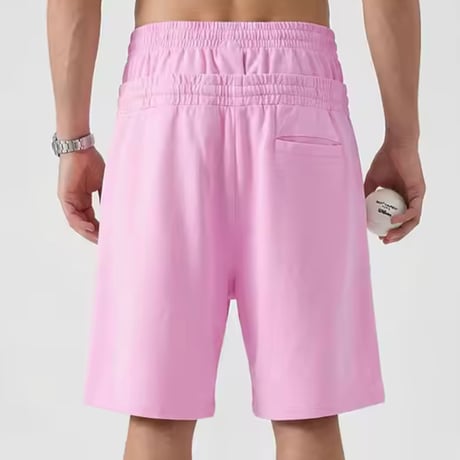 Mismatch NYC/Wwaist Washed Shorts  "Vintage Pink"