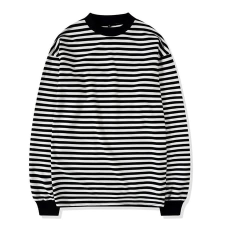 Mismatch NYC/High Neck Border Long Sleeve