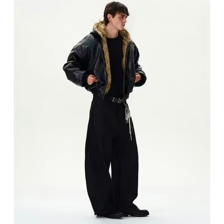 Mismatch NYC/Reversible Short Fur Jacket