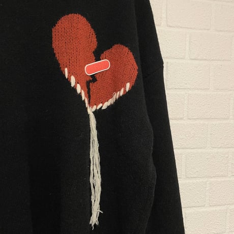 WOSS.official/Heart oversize knit