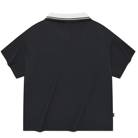 SAINT PAIN/CLUB Mesh polo Tee (BLACK)