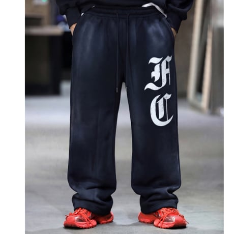 Spray Art Pants (SET UP)  BLACK/GRAY
