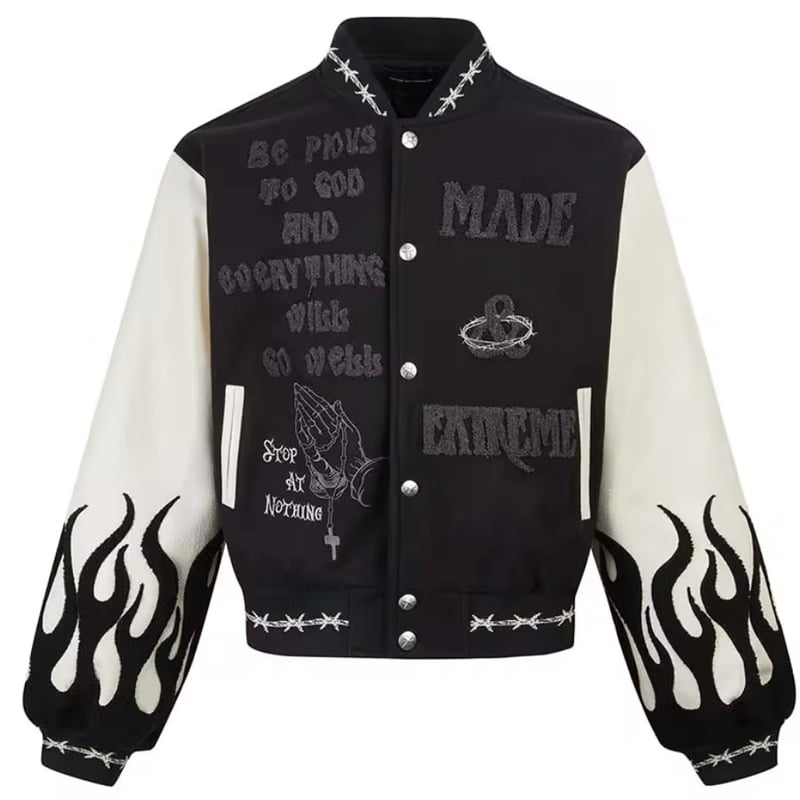 MADE EXTREME/ Christ stadium jacket BLACK | BIN MADE EXTREME/ Christ stadium jacket BLACK | BIN