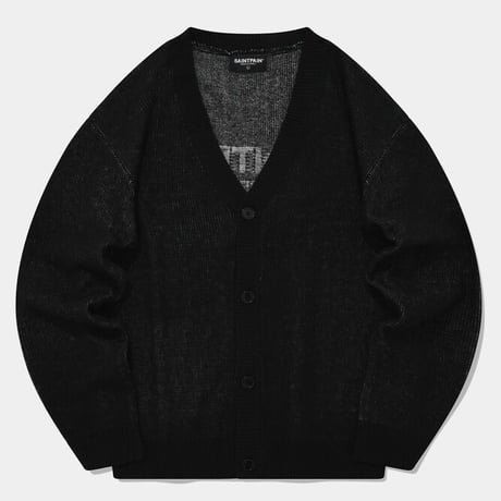 SAINT PAIN/LOGO Knit  cardigan