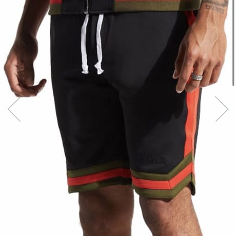 Karter Collection/shorts BLACK ×RED,GREEN