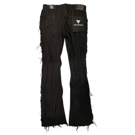 VALABASAS / Twisted Stack Denim  "BLACK"