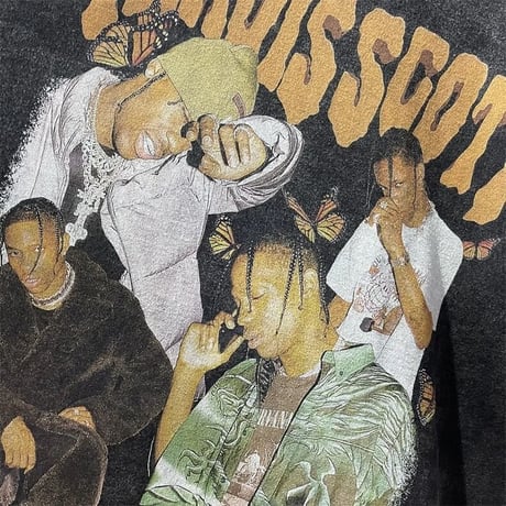 Mismatch NYC/Washed Black  Travis Scott  Longsleeve Tee