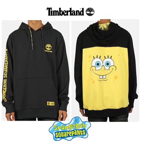 Timberland × Sponge Bob /Hoodie BLACK