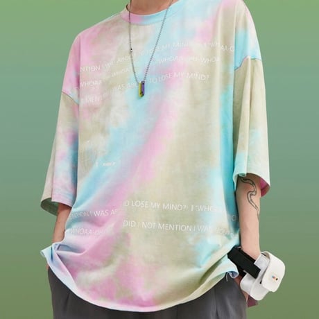 WOSS.official/TieDie  Oversized  Tee