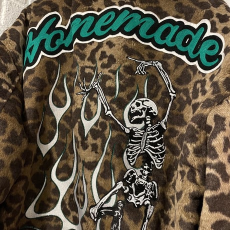 WOSS.official/ LEOPARD Varsity  jacket