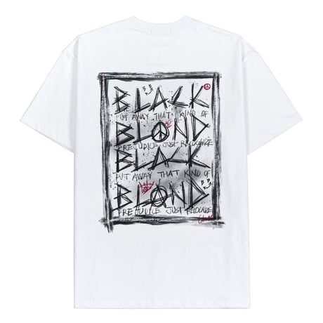 BLACK BLOND/BBD Disorder  Tee " WHITE"