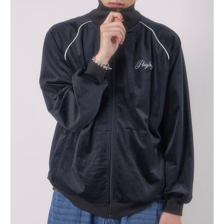 Playboy/Velours Track Jacket