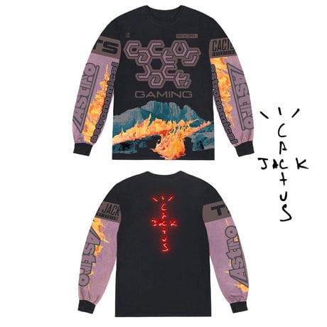 Travis Scott /Cactus Jack  Longsleeve Jersey BLACK
