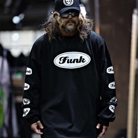 By The R/ FUNK LongSleeve Tee "BLACK/WHITE"