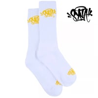 SYNA WORLD / Syna logo socks WHITE