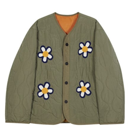 MISTER CHILD/Flower Quilted  Jacket "KHAKI"