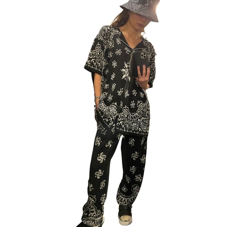 BOOHOO / knit Bandana shirts