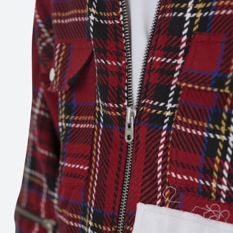 MNML/WOOL Flannel Shirts Art Jacket