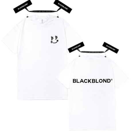 BLACK BLOND/Smile classic Tee WHITE