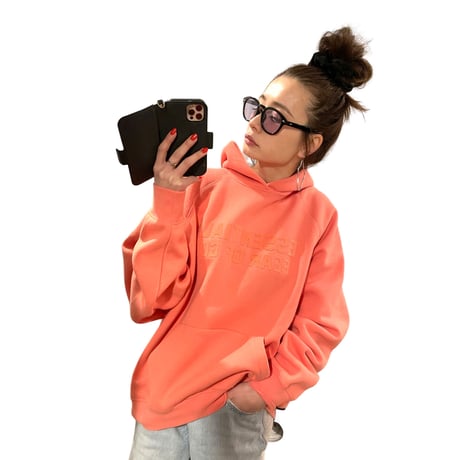 ESSENTIALS by Fear of God /Logo Hoodie   "CORAL PINK"