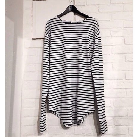 Mismatch/ボーダー ロンTEE