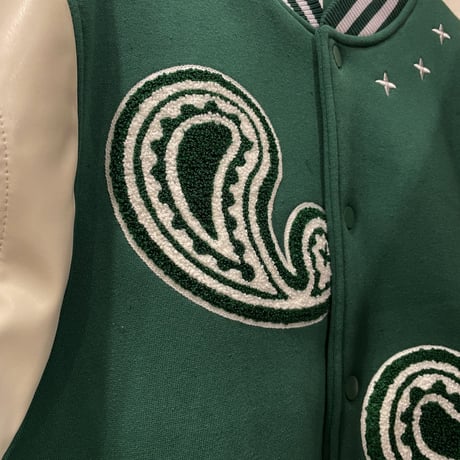 EPTM/PAISLEY VERSITY Jacket ”GREEN"