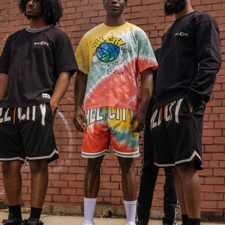 ALL CITY by Just Don / Logo basketball Shorts BLACK