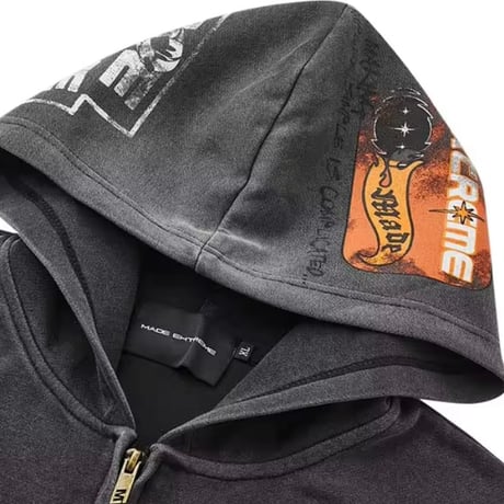 MADE EXTREME/ ART Short Zip Hoodie