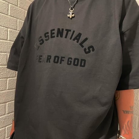 ESSENTIALS  fear of god /Logo Tshirt  "Black "