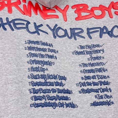 GRMY/GRIMEY BOYS VINTAGE HOODIE  GRAY
