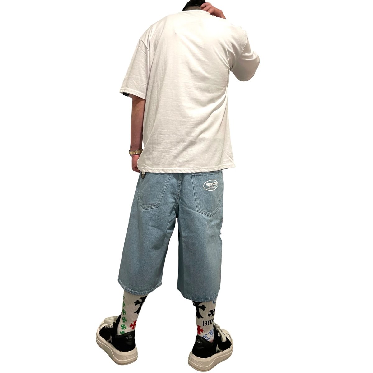 VANSON / Skalton Bones Denim Shorts 