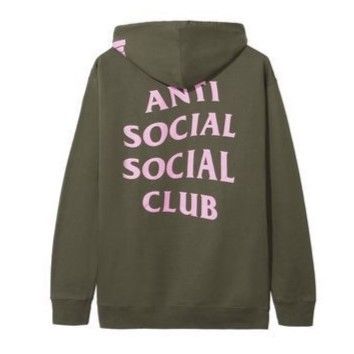 Anti Social Social Club ×UNDEFEATED /LOGO Hoodi 