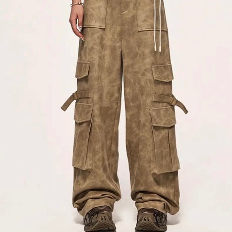 WOSS.official/Suede Flare Pants