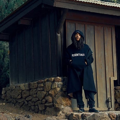 ESSENTIALS  fear of god /Knit Hoodie "BLACK"