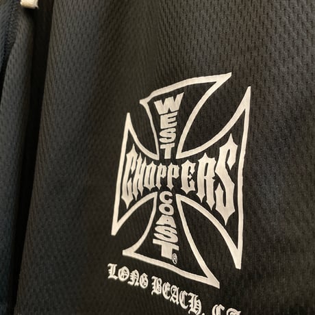 West Coast Choppers/ Logo Mesh Shorts"BLACK"