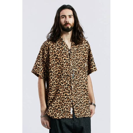 SAINT PAIN/BIG Leopard Shirts BROWN