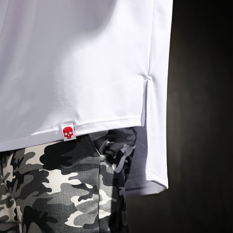 By The R/Layered Long Tee "WHITE/BLACK"