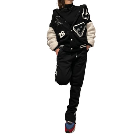 WOSS.official/BOA Varcity JACKET  BLACK