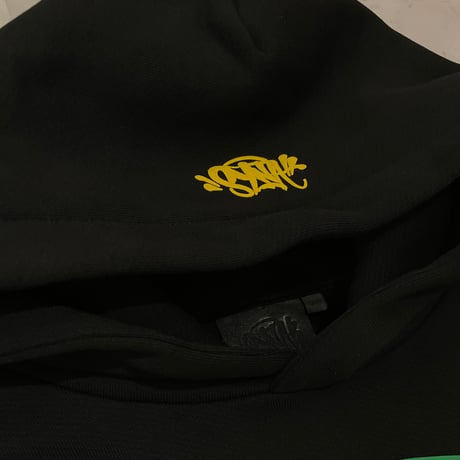 SYNA WORLD / Logo college Hoodie (BLACK)