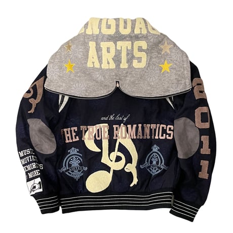 LIFTED ANCHORS/Letter Man 2way flight Jacket