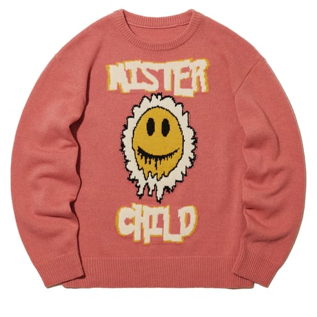 MISTERCHILD /WOOL Logo Knit  "PINK"