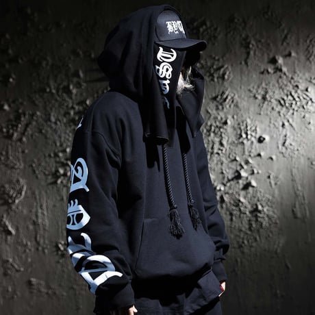 By The R/ Back Logo Cotton Hoodie (SET UP)
